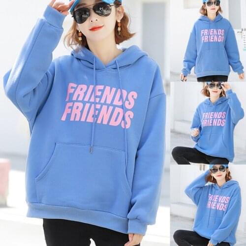 Women Hoodies Korean Harajuku Sweatshirt Ladies Pullovers Winter Long Sleeve Streetwear