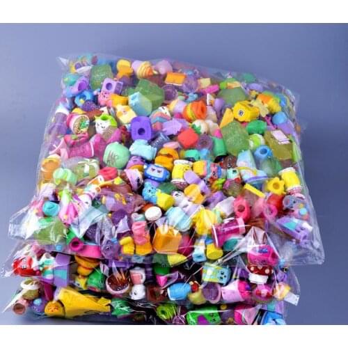 100Pcs/lot Many Styles Miniature Shopping Fruit Dolls Action Figures for Family Kids Christmas Gift Playing Toys Mixed Seasons
