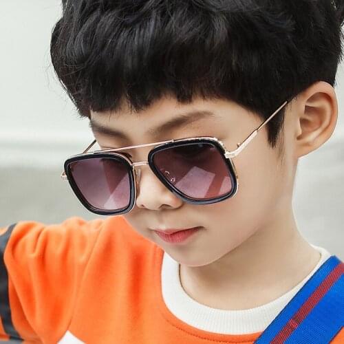 2020 Cool Baby Boy Girls Kids Sunglasses Top Fashion Metal Legs Sunglasses Children Sun Glasses