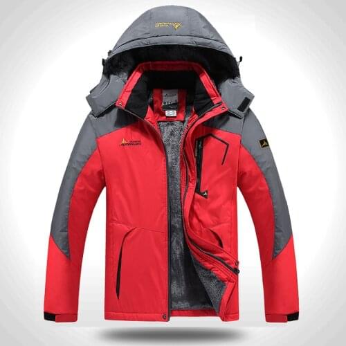 2021 Winter Brand Casual Jacket Men Warm Thick Waterproof Jacket Parkas Coat Autumn Mens Hooded Outwear Windproof Hat Parkas