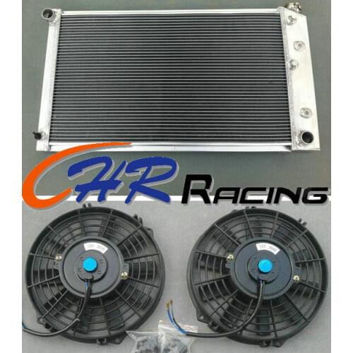 3 Row Aluminum Radiator & Fans*2 1967-1980 GM / for Chevy 1968-1979 Chevrolet brand new