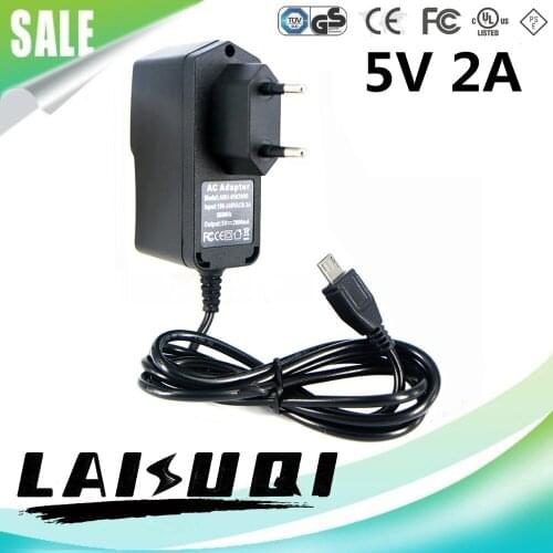 10pcs 5v 2a Micro Usb Ac/dc Power Adapter Eu Plug Charger Supply 5v2a For Raspberry Pi Zero Mid Other LAISUQI Rushed