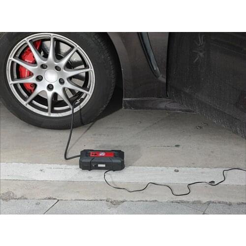 Tire Inflator Car Air Pump Compressor Electric Portable Auto 12V w/ Meter Guague