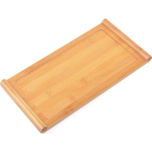 PINNY Bamboo Rectangular Tea Tray Natural Tea Board Chinese Kung Fu Tea Set Teapot Crafts Tray Environment Nature Bamboo