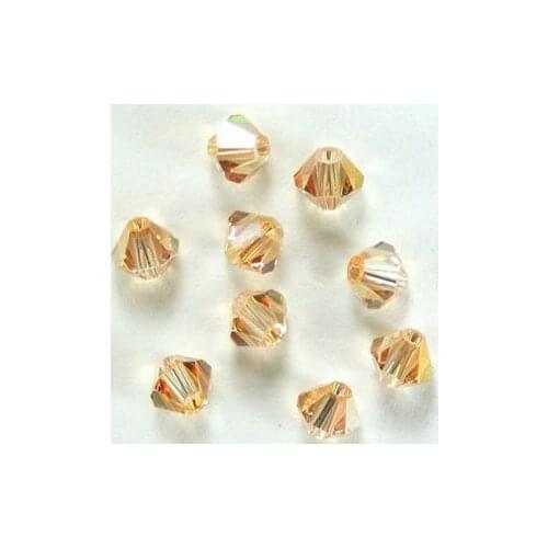 Free Shipping, 720pcs/Lot 3mm gold shadow color Chinese Top Quality Crystal Bicone Beads