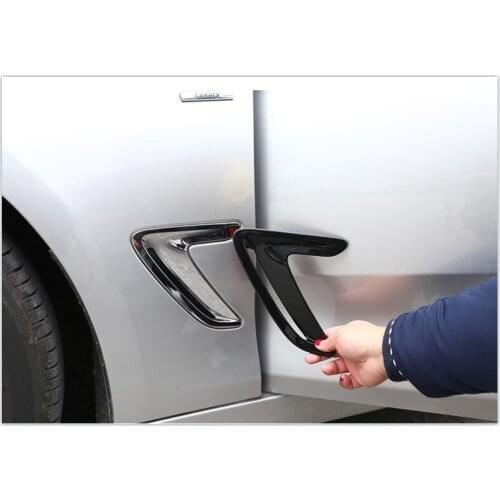 For BMW 3 Series GT Gran Turismo F34 2013-2017 Side Air Vent Cover Hood Intake Bezel Fender ABS Chrome Car Accessory