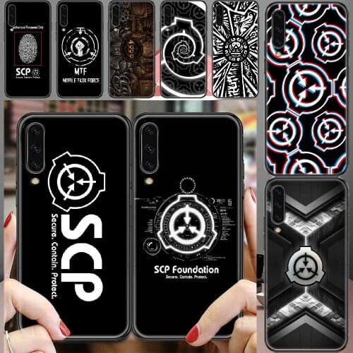 Scp Special Containment Phone case For Samsung Galaxy A 3 5 7 8 10 20 21 30 40 50 51 70 71 E S 2016 2018 4G black fashion coque