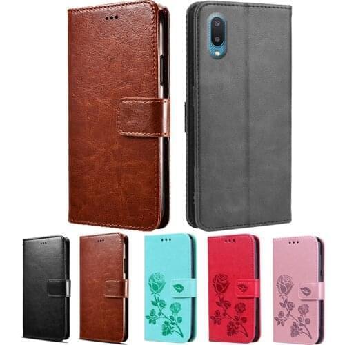 Case For Samsung Galaxy A02 Wallet Business PU Leather Flip Protector Capa Phone Shell On Samsung A02 SM-A022 Fчехол Cover Funda