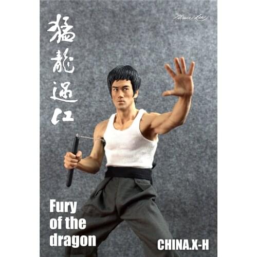 CHINA.X-H 1/6 Soldier Full set Action Figure Model Toy Bruces Lee Series: The second round of the Raptors crossing the river