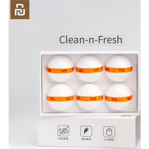 Youpin Clean Fresh Shoe-s Deodorant Dry Deodorizer Air Purifying Switch Ball Shoe-s Eliminator 6Pcs for Home Shoes