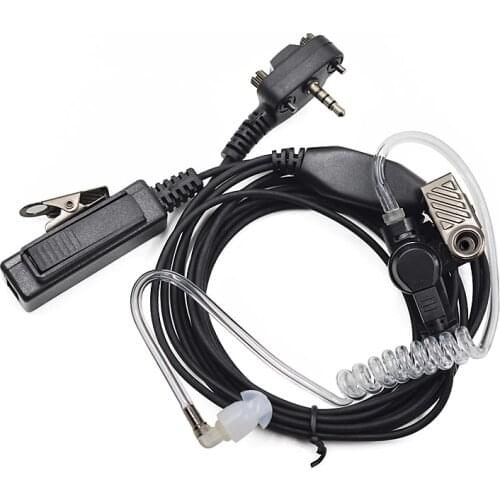 XQF 1-Pin PTT Earpiece Headset Mic for Vertex Standard Portable Radio VX-230 VX-231 VX-350 EVX-531 EVX-534 Walkie Talkie VX-298
