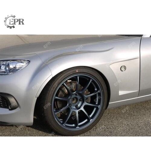 For Mazda MX5 Roaster Miata NC1/NC2/NC3 IKO Style Glass Fiber/FRP Front Vented Fender Body Kit Tuning Carbon Fiber Fender Racing