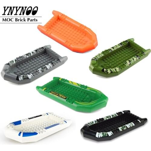1 Piece 22x10x3 Large Dinghy Boat / Rubber Raft MOC 62812 Building Block Bricks Parts DIY Creative Toys for Children Gifts