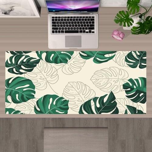 Banana Leaf Mouse Pad Kawaii XXL Mousepad Gaming Accessories Podkladka Pod Mysz L 30x60 Tapis De Souris Mausepad Tappetino Mouse