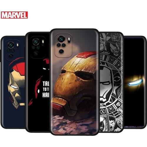 Marvel Iron Man Mech For Xiaomi Redmi Note 10S 10 9 9S 9T 8T 8 7 6 5 Pro Max 5A 4X 4 5G Soft Silicone Phone Case
