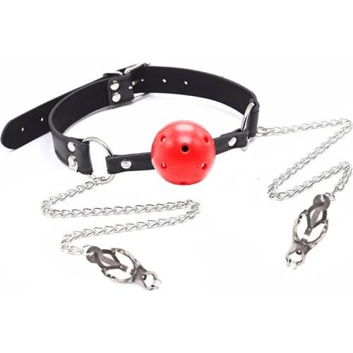 Men Women stimulate BDSM Bondage Restraint Fetish Collar Chain Collars Comfortable passion Nipple Clamps Sex Toys