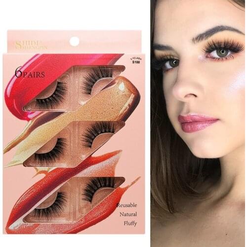 Soft Mink Lashes Cruelty Thick Amorous Sexy Natural Mink Lash Bulk High Quality False Eyelashes Exaggerated Dramatic Stage Lash