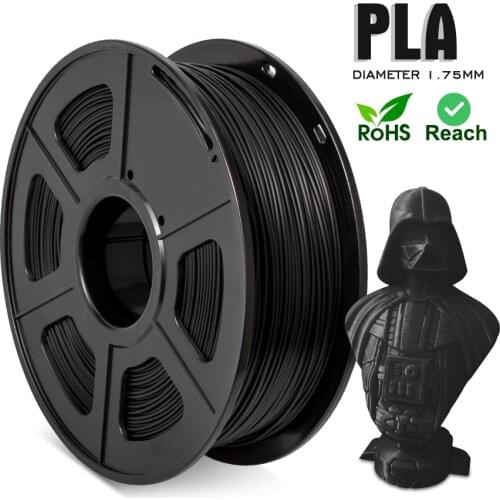 3D printer PLA filament 1kg 1.75mm Accuracy +/- 0.02 mm 100% no bubble for 3D printing Fast Delivery пластик для 3д принтера