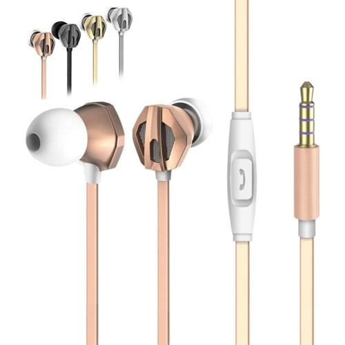 New 3.5MM Wired In-Ear Sport Earphones with Mic for Xiaomi iPhone Samsung Phones Bass Sound Earphone Headset fone de ouvido MP3