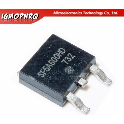 10pcs SF5A600HD TO-252 5A600HD TO252 SF5A600 5A600 600V 5A new original