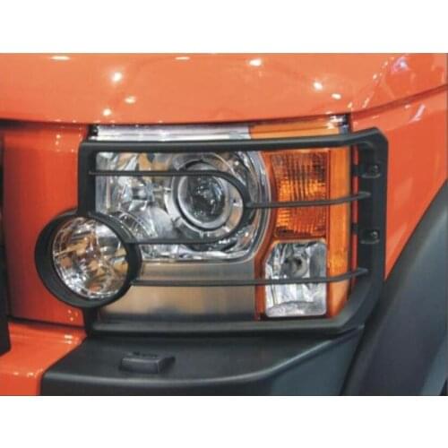 ABS Car Front Headlight + Rear Tail Light Lamp Cover Trim For Land rover discovery 3 2004 2005 2006 2007 2008 2009