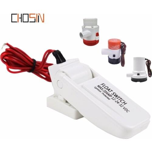 Bilge Pump Switch Boats Pump Flow Sensor For Boat Bilge Pumps Automatic Electric Water Pump Float Switch Dc 12V Available