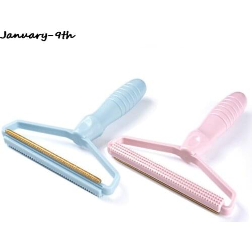 Portable Hair Remover Manual Clothes Lint Remover Fuzz Babric Shaver Brush Double Side Hair Cleaning Tool For Woven Coat Carpet