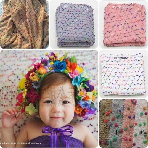 100 * 150 cm newborn photography props, knitted fabric envelope photography background, baby blanket, newborn basket filler