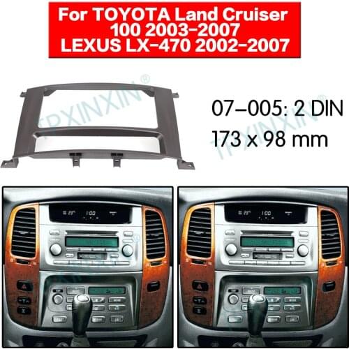 Stereo Panel Plate Surround Car Radio Fascia For 2008 Toyota/ Lexus 4700 2002 - 2007 Roadmaster Dash Kit DVD Refitting Frame