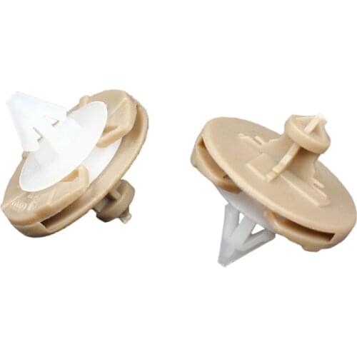 Door Panel Trim Fastener Rivet for Audi Volkswagen Golf 1H0-868-243-B Car Body Nylon Retaining Clips Gray White