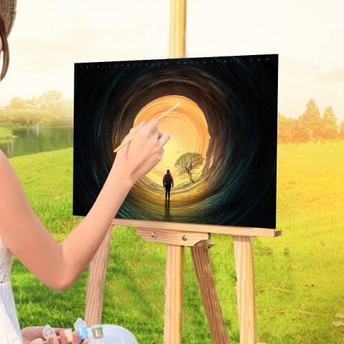 Woman Girl Coloring By Numbers Painting Set Oil Paints 50*70 Oil Painting Home Decor For Adults Wholesale Art