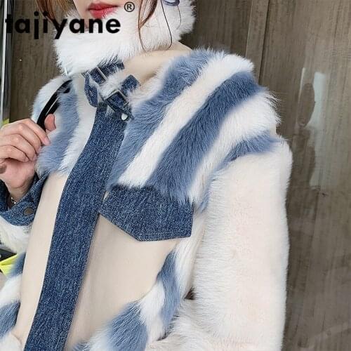 Natural Real Fur Coat Female Wool Liner Jacket Winter Jacket Women Clothes 2020 Korean Vintage 100% Double faced Fur Hiver 19126