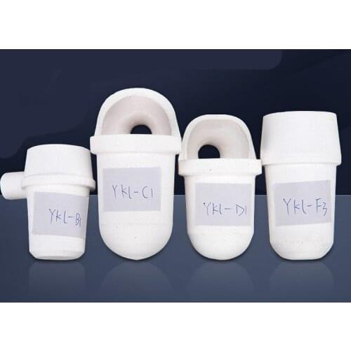 2pcs Dental Lab Casting Quartz Crucible Hooded Quartz Zirconia Horizontal vertical Centrifugal Casting Crucible Hooded