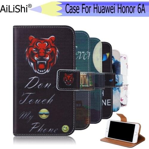 AiLiShi For Huawei Honor 6A Case Exclusive Phone Honor 6A Leather Case Flip Credit Card Holder Wallet 6 Colors