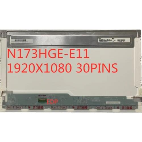 B173HTN01.1 N173HGE-E11 N173HGE-E21 17.3" EDP 30pin Full HD screen for Dell Precision M6800 M6700 Inspiron 17 5759 Replacement