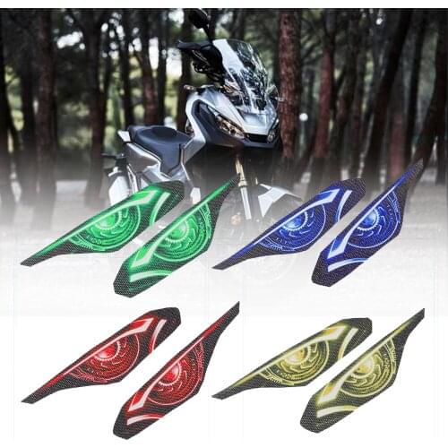 Motorcycle Headlight Decoration Sticker For HONDA XADV750 XADV 750 X-ADV750 2017-2020 3D Head Light Fairing Protection Decal