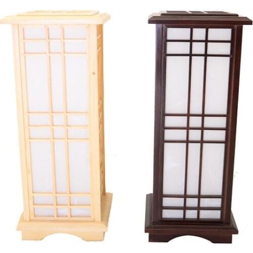 Decorative Design Lantern E27 Floor Lamp Wood Light Fixture For Hotel Japanese Style Floor Lamp Wood Light Indoor Lighting