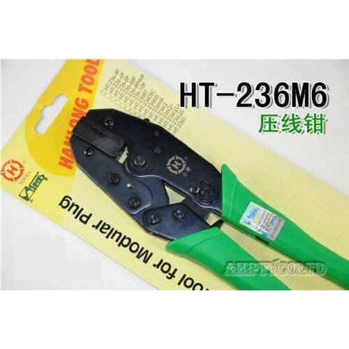 HT-236M6 tools with three ethernet cable plier crimping tools network clamp