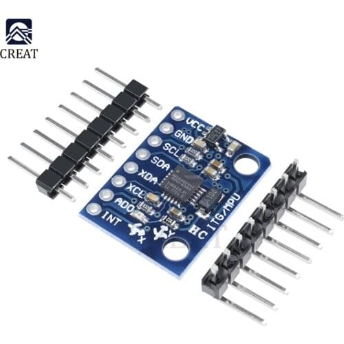 GY-521 MPU-6050 MPU6050 Sensor Module 3 Triple Axis Gyroscope Accelerometer Compatible Board For Arduino IIC I2C Interface 6050