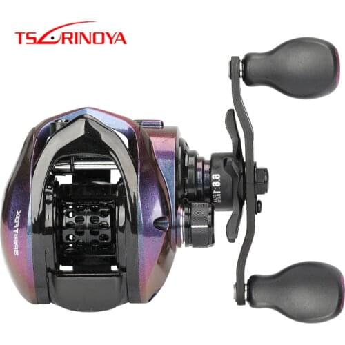 TSURINOYA SPIRIT FOX 150 Casting Reel 6.6:1 189g 9BB Long Casting Fishing Reel Smoth Baitcasting Reel Peche Pesca Bass Lure Reel