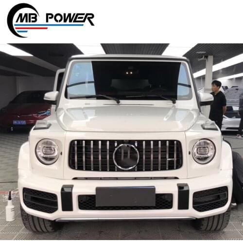 G Class Body kit W464 G63 pp material body kits Front bumper Rear bumper Over fender headlights cover Grille car bumpers