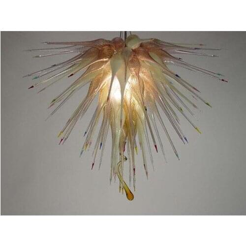 Pretty and Smart Hand Blown Glass Wedding Decoration LED Crystal Chandelier New Arrival