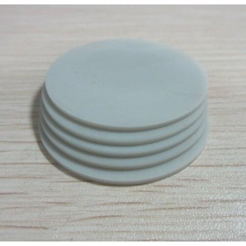Round Ceramic Piece Aluminum Nitride Ceramic Piece Diameter 45mm*2mm Ceramic Piece Custom Ceramic Piece