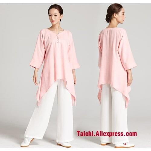 Martial art Tai chi clothes linen Kung Fu Suit Taiji Uniform Chinese style