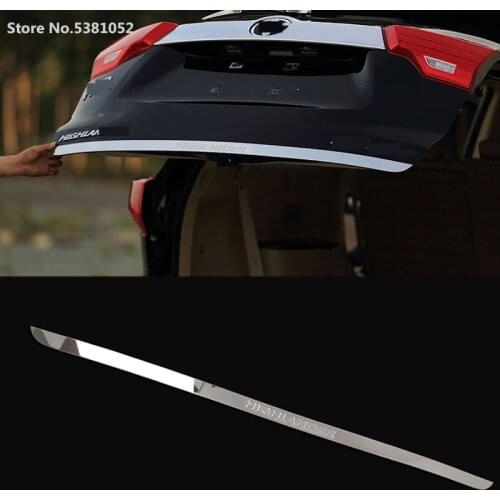 Rear Trunk Lid Tailgate Cover Trim For Toyota Highlander 2015 2017 2018 2019 2020 Accessories Hatch Door Handle Molding Strip