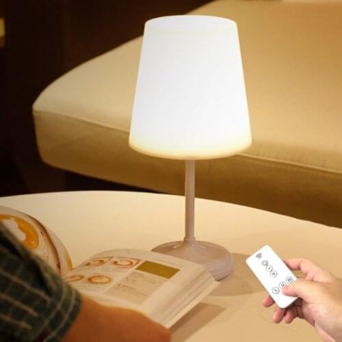 With Remote Control LED Table Lamp USB Charging Reading Eye Protection Desk Light Touch Dimmable For Bedside Bedroom Night Light