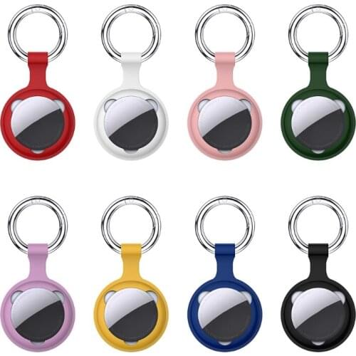 New For Apple Airtags TPU Protective Sleeve For AirTags Tracker Anti-lost Device Keychain Protective Sleeve