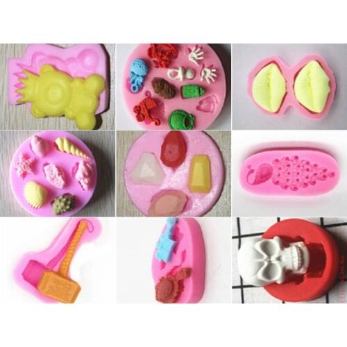 Wholesale/retail,free shipping,1 pcs Mini Pudding jelly chocolate mould clay sugar decoration mold baking tools