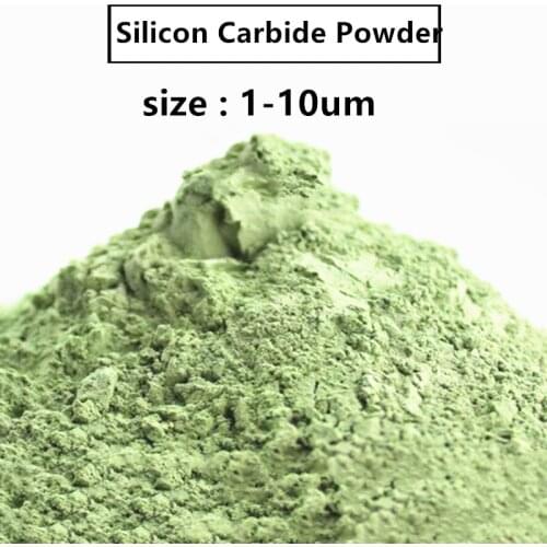 Premium Nano Silicon Carbide Powder 99.8% Purity Green SiC 1um-10um Carborundum Abrasives Deoxidizer Abrasive For Polishing
