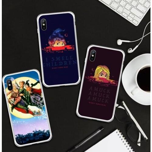 Hocus Pocus Phone Case Transparent for iPhone 6 7 8 11 12 s mini pro X XS XR MAX Plus cover funda shell